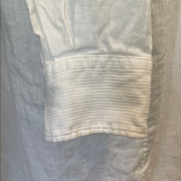 Ralph Lauren White Linen Quiet Luxury Shirt Dress Cover Up Size L - Picture 4 of 7